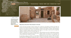 Desktop Screenshot of olivemuseumvouves.com