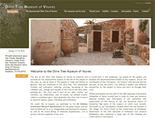 Tablet Screenshot of olivemuseumvouves.com